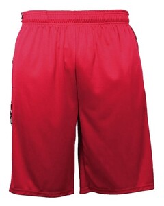 Badger 418900 Red-Digital Panel Shorts Red