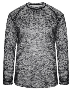 Badger 419400 Black-Blend L/S Tee Black