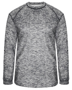 Badger 419400 Gray-Blend L/S Tee Gray