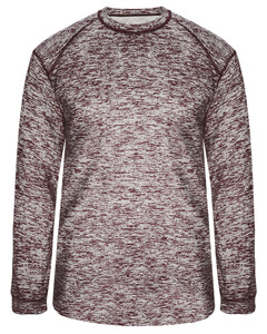 Badger 419400 Maroon-Blend L/S Tee Maroon