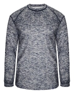 Badger 419400 Navy-Blend L/S Tee Navy