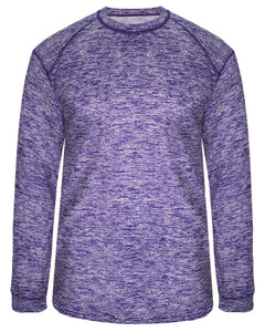 Badger 419400 Purple-Blend L/S Tee Purple