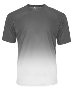 Badger 420900 Gray-Reverse Ombre Tee Gray