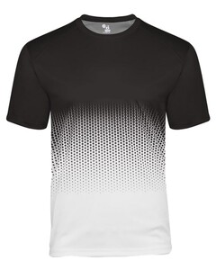 Badger 422000 Black-Hex 2.0 Tee Black