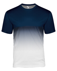 Badger 422000 Navy-Hex 2.0 Tee Navy