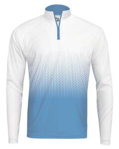 Badger 422200 Blue-Hex 2.0 1/4 Zip Blue