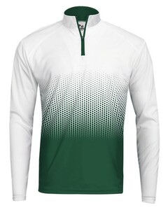 Badger 422200 Green-Hex 2.0 1/4 Zip Green