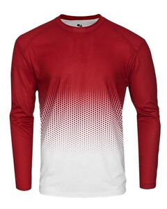 Badger 422400 Red-HEX LONG SLEEVE TEE Red