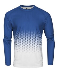 Badger 422400 Blue-HEX LONG SLEEVE TEE Blue