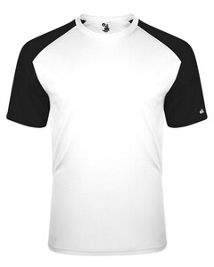 Badger 423000 White-Breakout Tee White