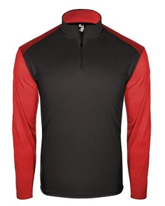Badger 423100 Black-Breakout 1/4 Zip Black