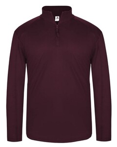 Badger 428000 Maroon-1/4 Zip Lightweight Pullover Maroon
