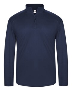 Badger 428000 Navy-1/4 Zip Lightweight Pullover Navy