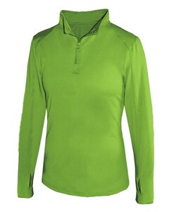 Badger 428600 Green-1/4 Zip Women's Lightweight Pullover Green