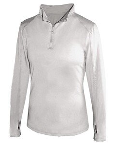 Badger 428600 Gray-1/4 Zip Women's Lightweight Pullover Gray