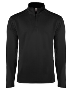 Badger 443800 Black-Money Mesh 1/4 Zip Black