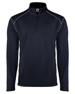 Badger 443800 Navy-Money Mesh 1/4 Zip Navy