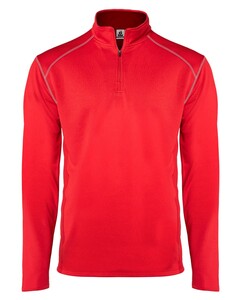 Badger 443800 Red-Money Mesh 1/4 Zip Red