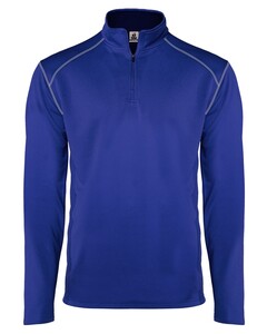 Badger 443800 Blue-Money Mesh 1/4 Zip Blue