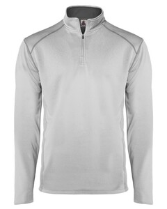 Badger 443800 Gray-Money Mesh 1/4 Zip Gray