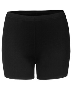 Badger 461400 Black-Compression Women's 4 Inch Shorts Black