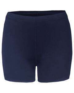 Badger 461400 Navy-Compression Women's 4 Inch Shorts Navy