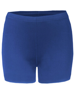 Badger 461400 Blue-Compression Women's 4 Inch Shorts Blue