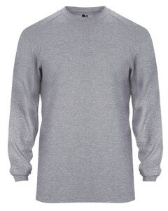 Badger 480400 Gray-B-Tech L/S Tee Gray