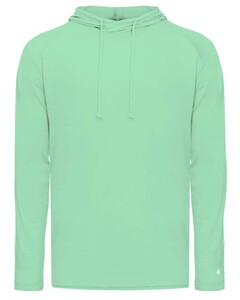 Badger 490500 Green-Tri-Blend Surplice Hood Tee Green