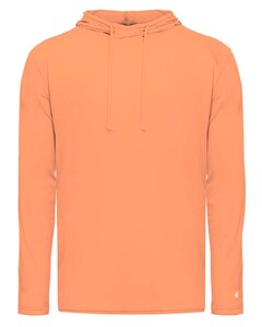 Badger 490500 Pink-Tri-Blend Surplice Hood Tee Pink