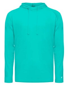 Badger 490500 Blue-Green-Tri-Blend Surplice Hood Tee Blue-Green