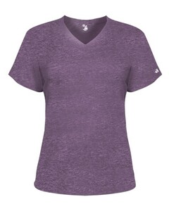 Badger 496200 Purple-Women's Tri-Blend Tee Purple