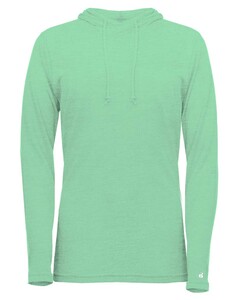 Badger 496500 Green-Tri-Blend Surplice Women's Hood Tee Green