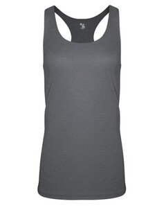 Badger 496600 Gray-TRI- BLEND Women's RACERBACK Gray