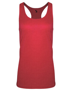 Badger 496600 Red-TRI- BLEND Women's RACERBACK Red