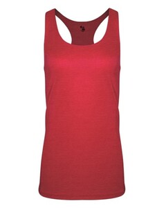 Badger 496600 Red-TRI- BLEND Women's RACERBACK Red