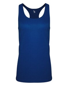 Badger 496600 Blue-TRI- BLEND Women's RACERBACK Blue