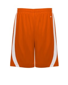 Badger 724400 Orange-B-Slam Reversible Shorts Orange
