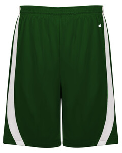 Badger 724400 Green-B-Slam Reversible Shorts Green