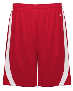 Badger 724400 Red-B-Slam Reversible Shorts Red