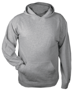 C2 Sport 552000 Gray-Fleece Youth Hoodie Gray