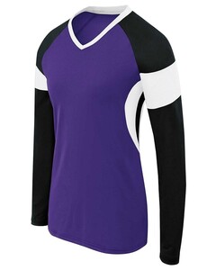 GIRLS LONG SLEEVE RAPTOR JERSEY Purple High Five 342143 Purple