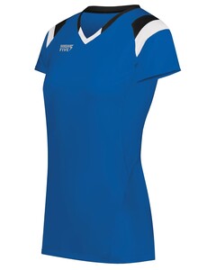 Girls' Truhit Tri-Color Short Sleeve Jersey Blue High Five 342253 Blue