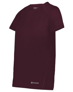 Women's Essential Tee Powered by Coolcore® Maroon Holloway 222336 Maroon