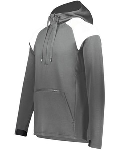 Holloway 222584 Gray-LIMITLESS 1/4 ZIP HOODIE Gray