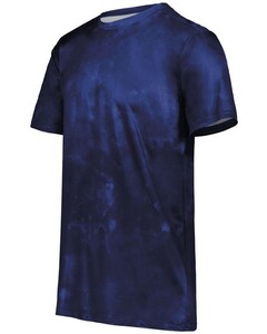 Holloway 222596 Blue-Cotton-Touch Poly Cloud Tee Blue