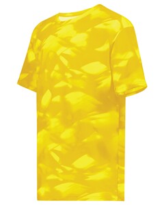 Youth Cotton-Touch Poly Cloud Tee Yellow Holloway 222696 Yellow
