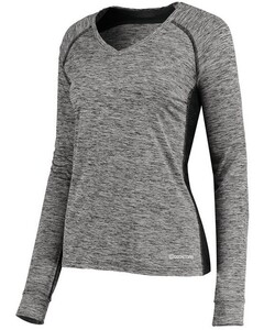 Women's Electrify Coolcore Long Sleeve Tee Black Holloway 222770 Black