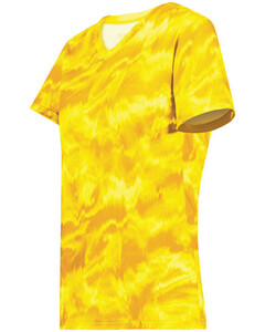 Women's Cotton-Touch Poly Cloud Tee Yellow Holloway 222796 Yellow