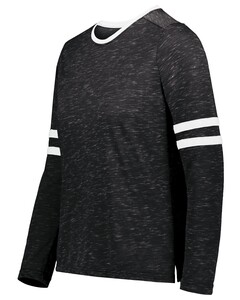 Holloway 223346 Black-Girls Monterey Long Sleeve Tee Black